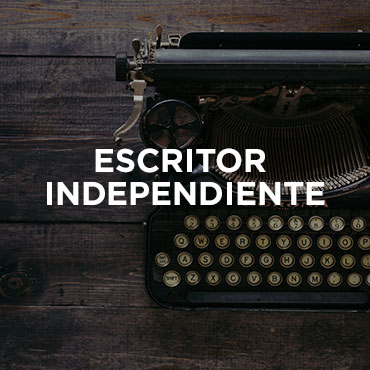 Portada para escritor independiente con fondo de maquina de escribir